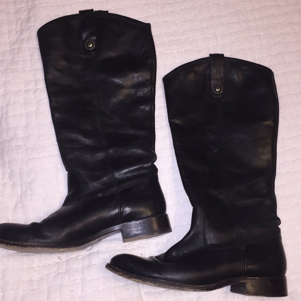 Frye Melissa Button Extended Calf 8